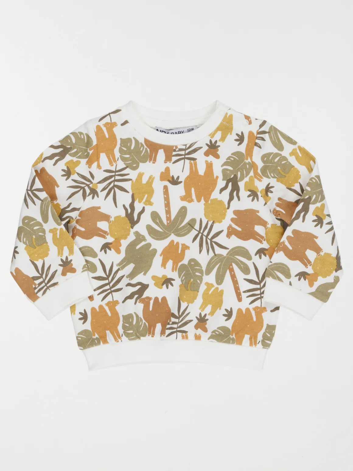 Sweat imprimé savane garçon (3-36M)