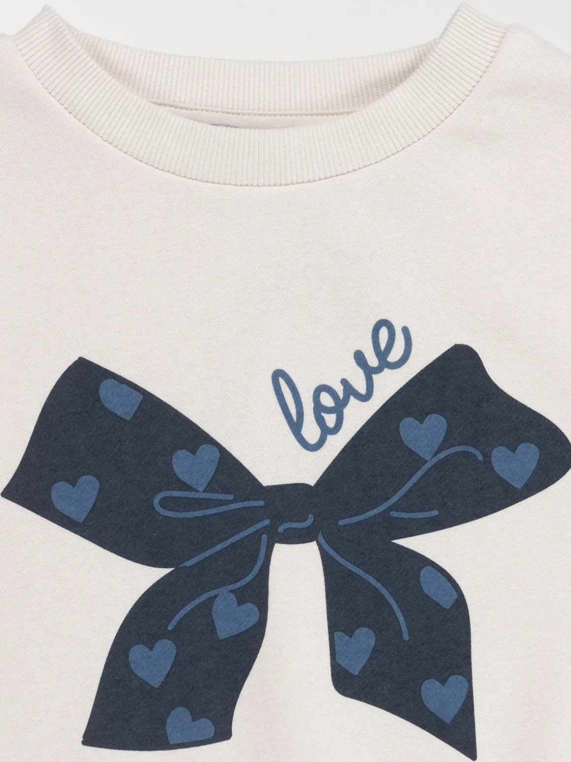 Sweat love noeud fille (3-12A)
