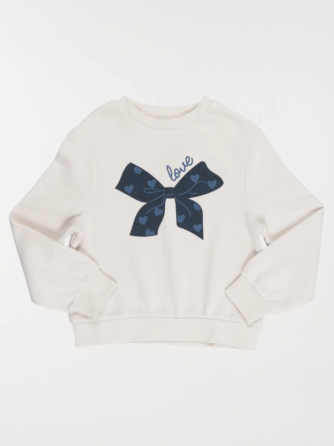 Sweat love noeud fille (3-12A)