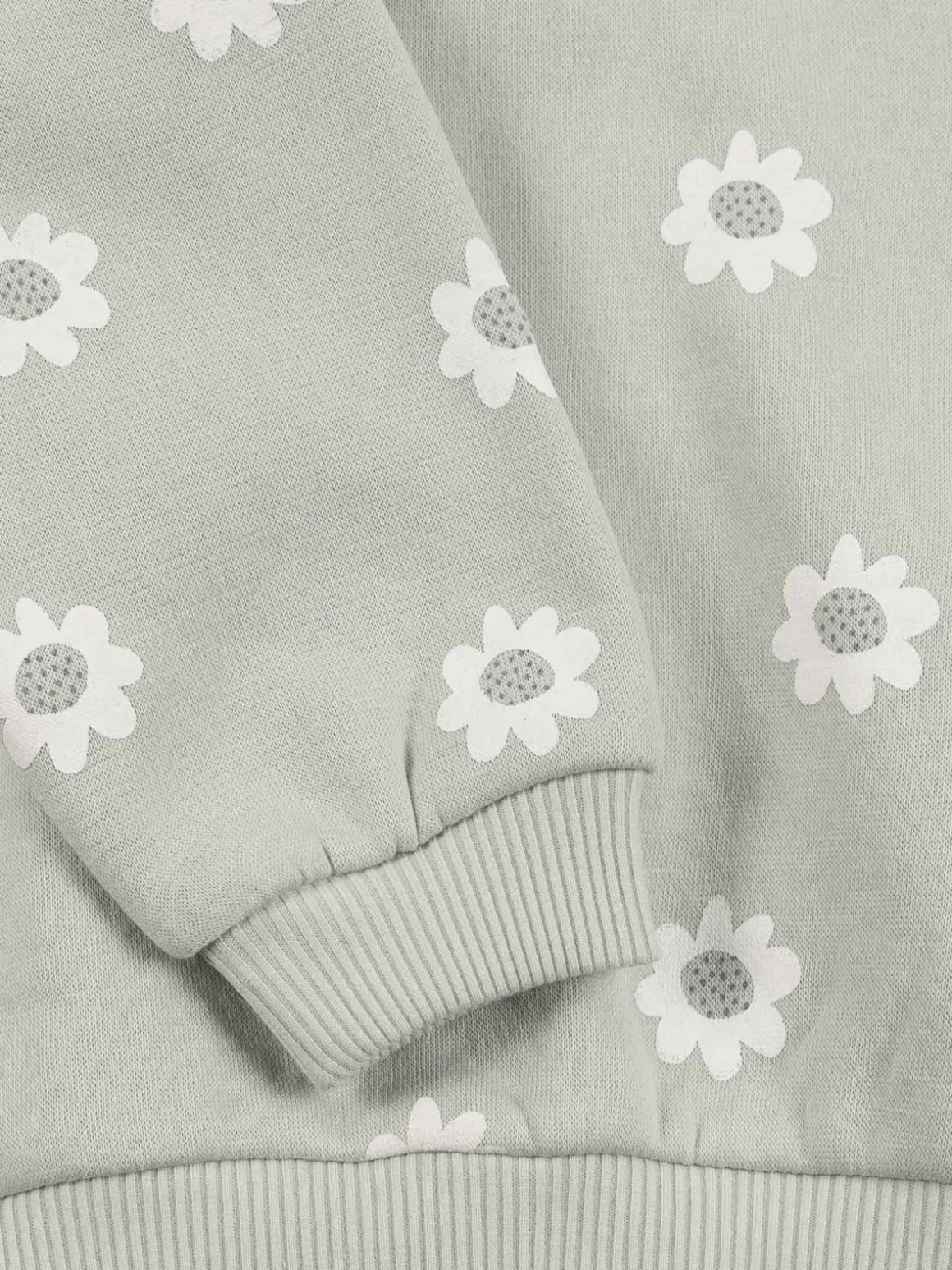 Sweat motif fleuri fille (3-36M)