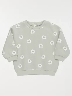 Sweat motif fleuri fille (3-36M)