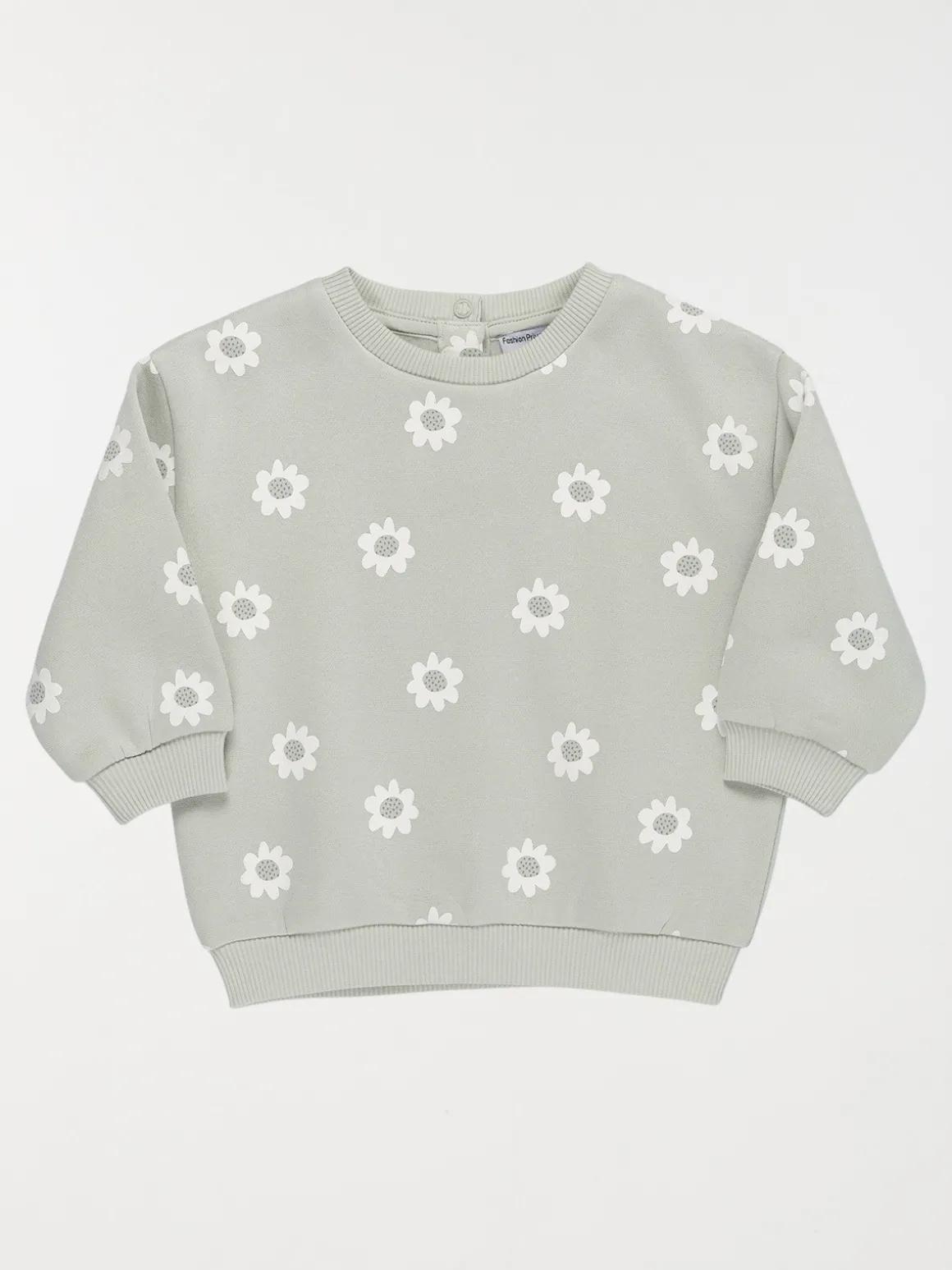 Sweat motif fleuri fille (3-36M)