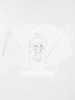 Sweat motif Stitch fille blanc (XXS-M)