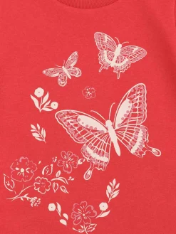 Sweat motifs papillons fille (3-12A)