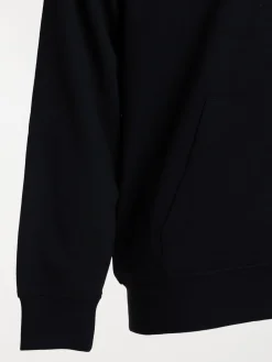 Sweat noir capuche grande taille homme