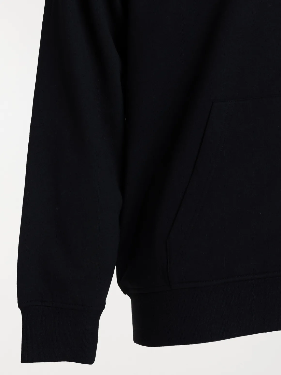 Sweat noir capuche grande taille homme