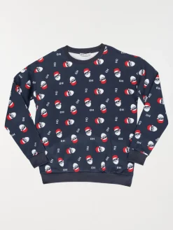 Sweat noël marine kid garçon (XXS-M)