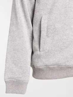 Sweat polaire gris grande taille homme
