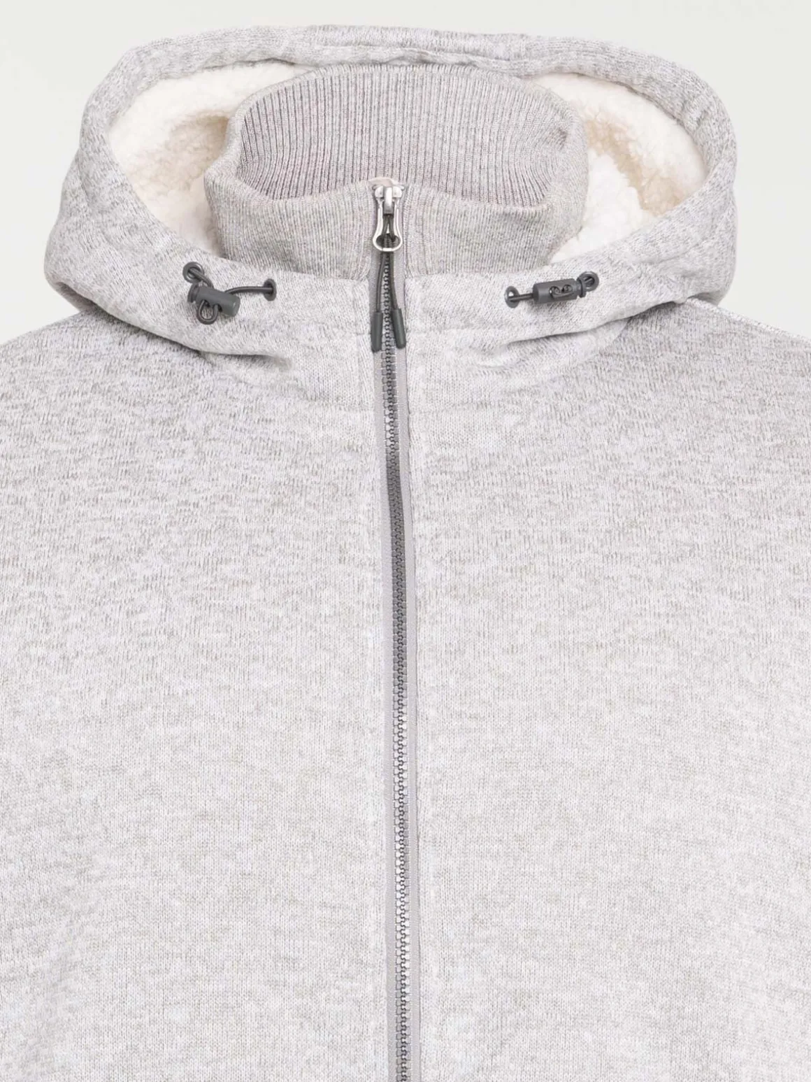 Sweat polaire gris grande taille homme