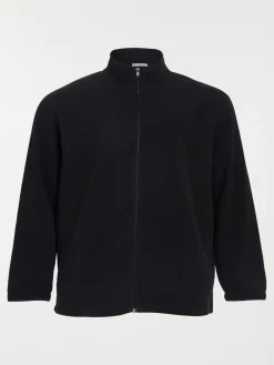 Sweat polaire noir grande taille homme