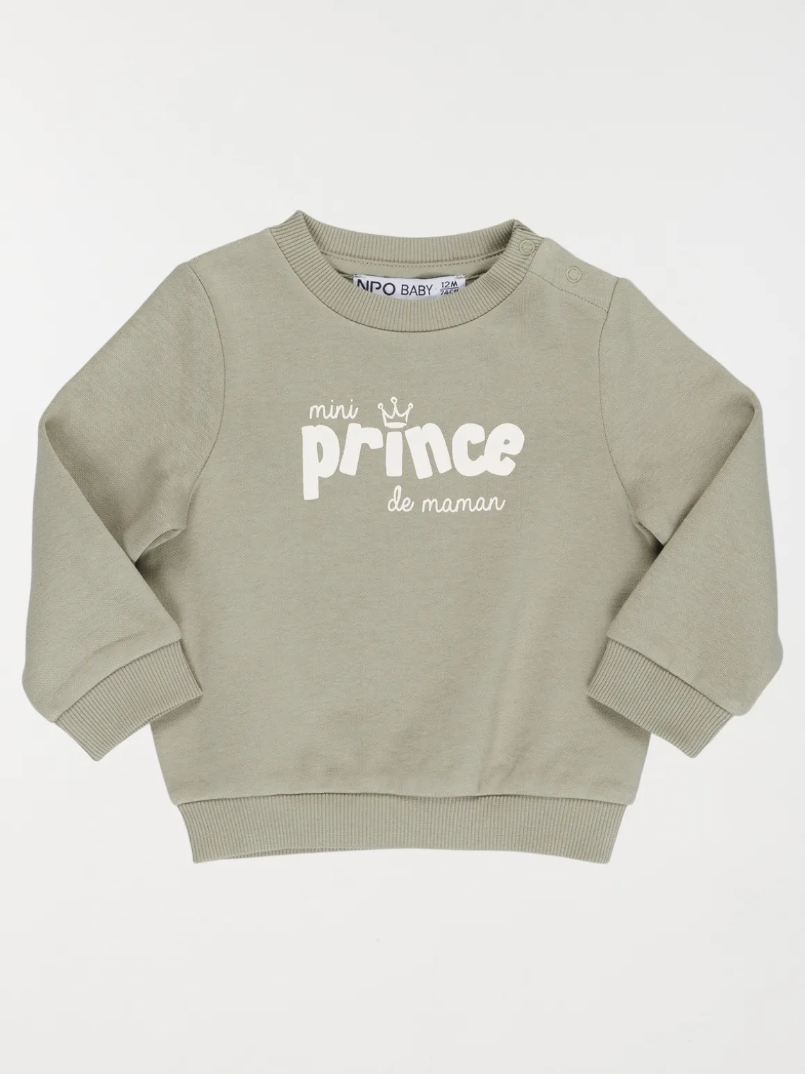 Sweat prince de maman garçon (3-36M)