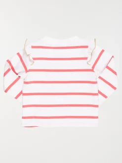 Sweat rayé adorable fille (3-36M)