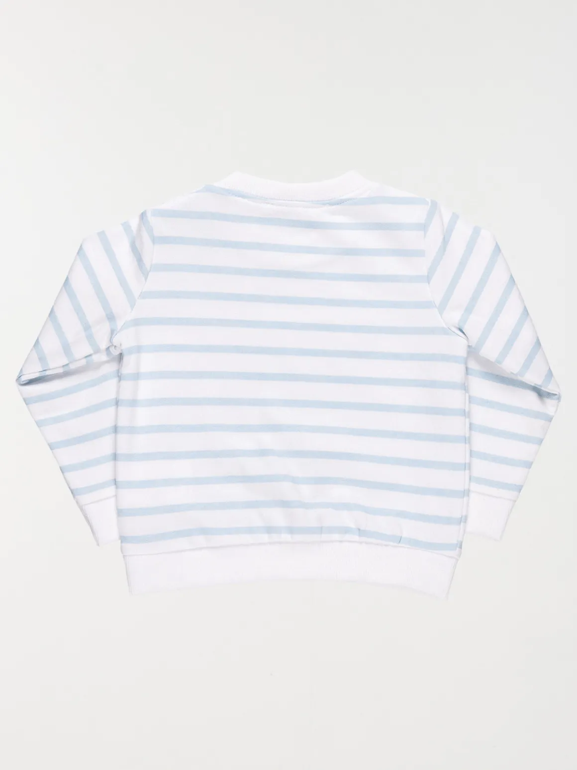 Sweat rayé mini rebelle garçon (3-24M)
