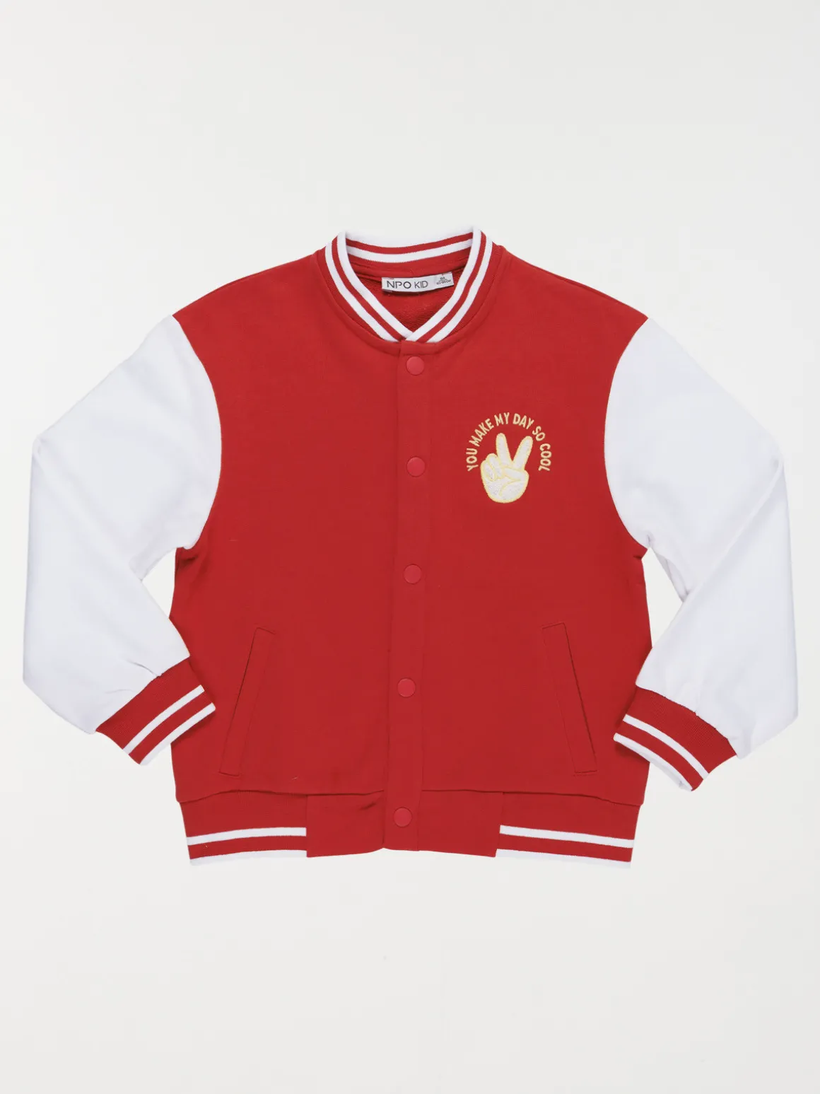 Sweat teddy rouge garçon (3-12A)