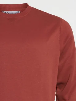 Sweat tomette foncée grande taille homme