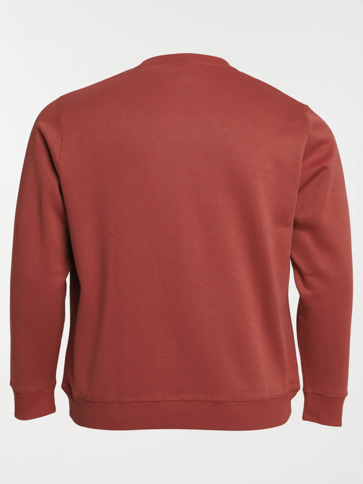 Sweat tomette foncée grande taille homme