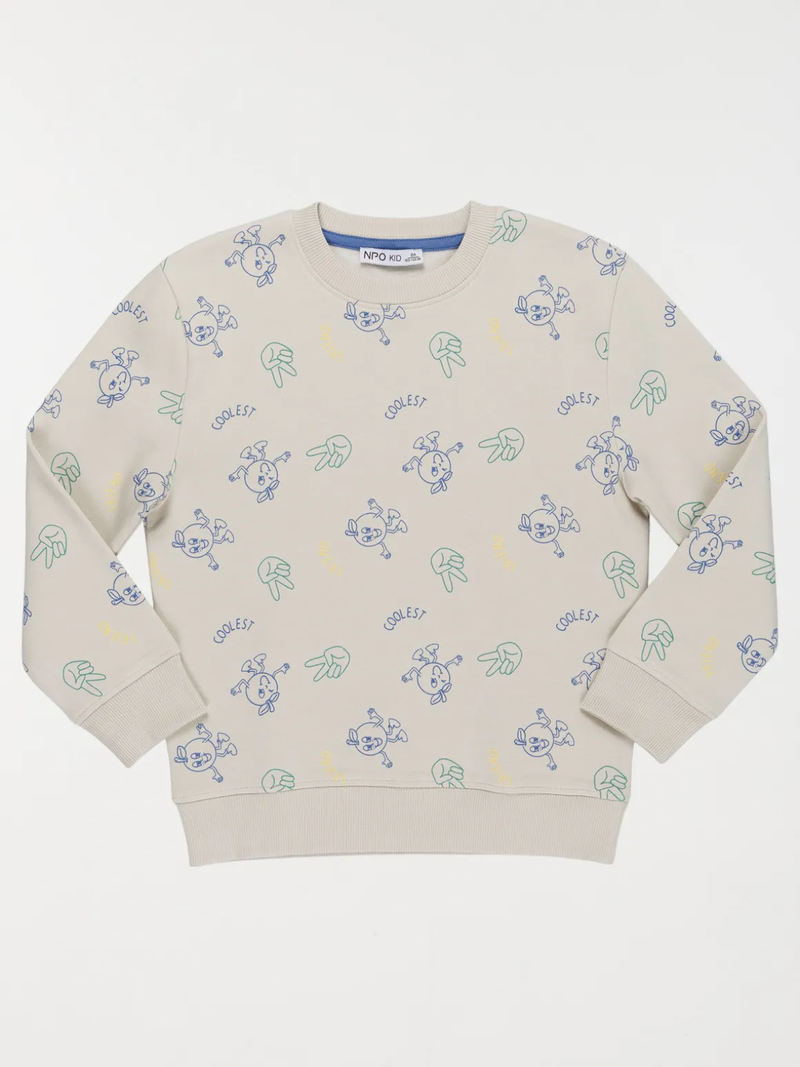 Sweat tout imprimé garçon (3-12A)