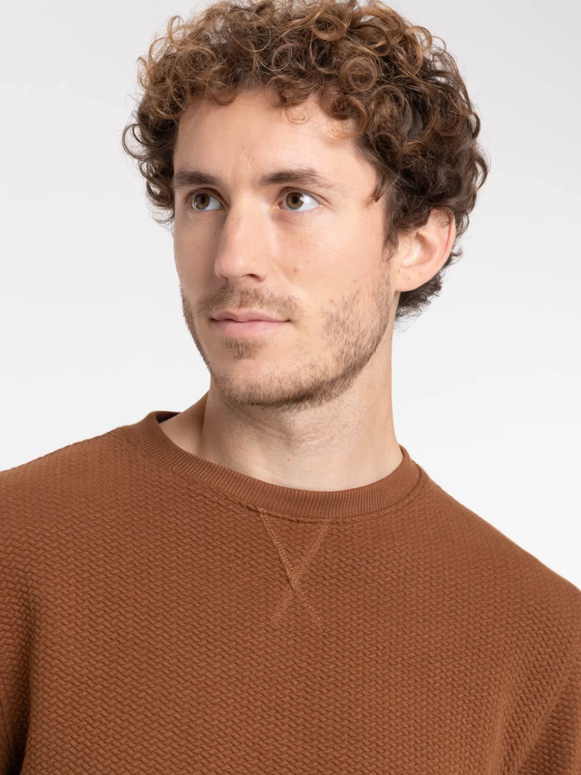 Sweat tricolore col rond homme