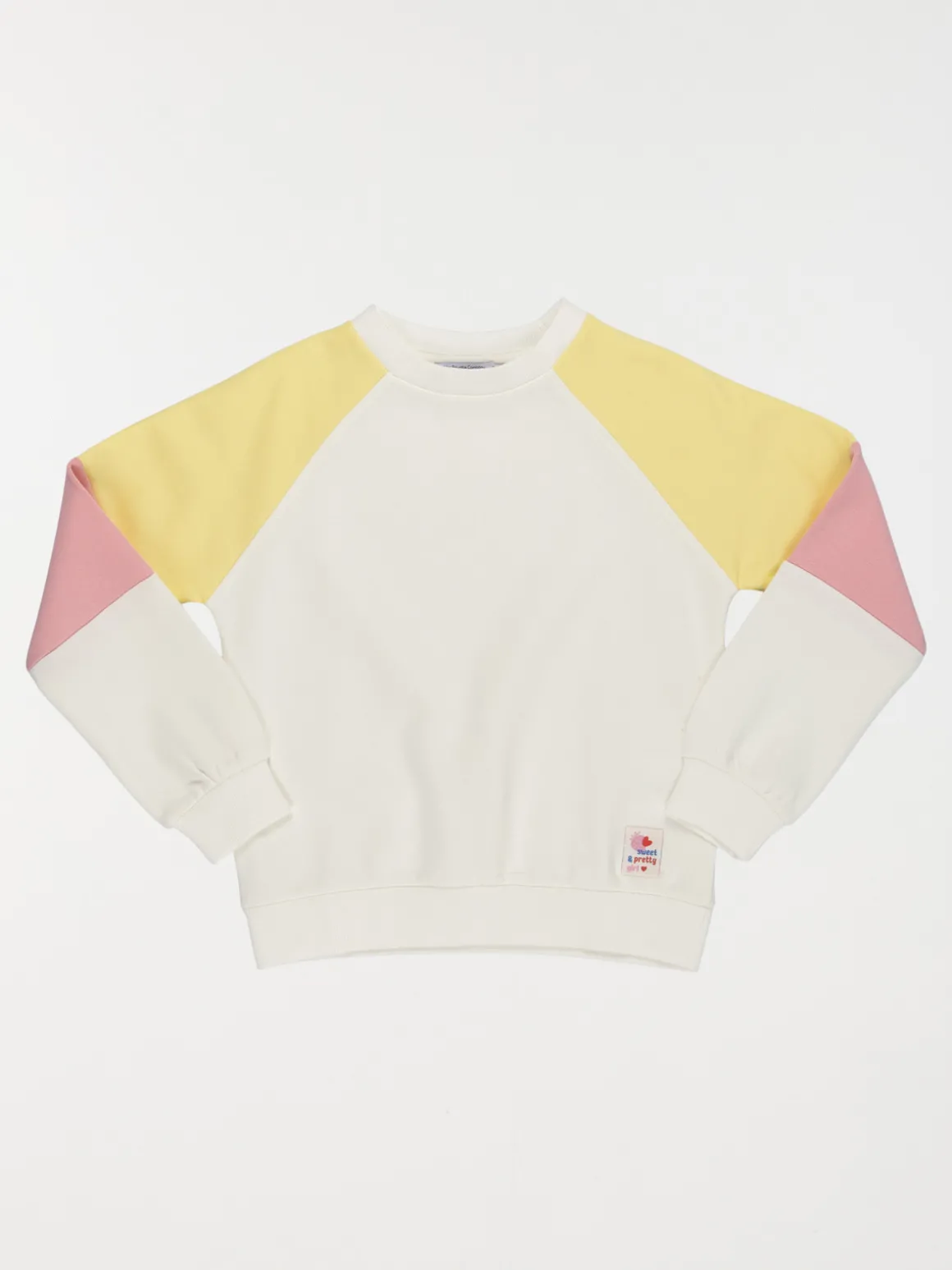Sweat tricolore fille (3-12A)