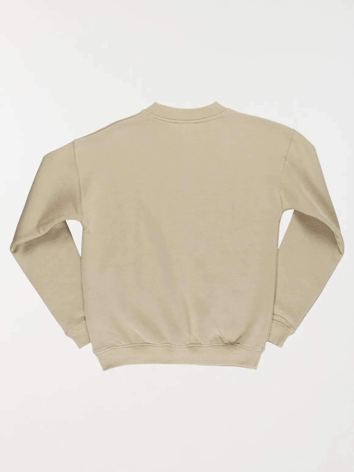 Sweat uni col rond garçon (XXS-M)