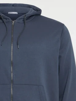 Sweat zippé grande taille homme