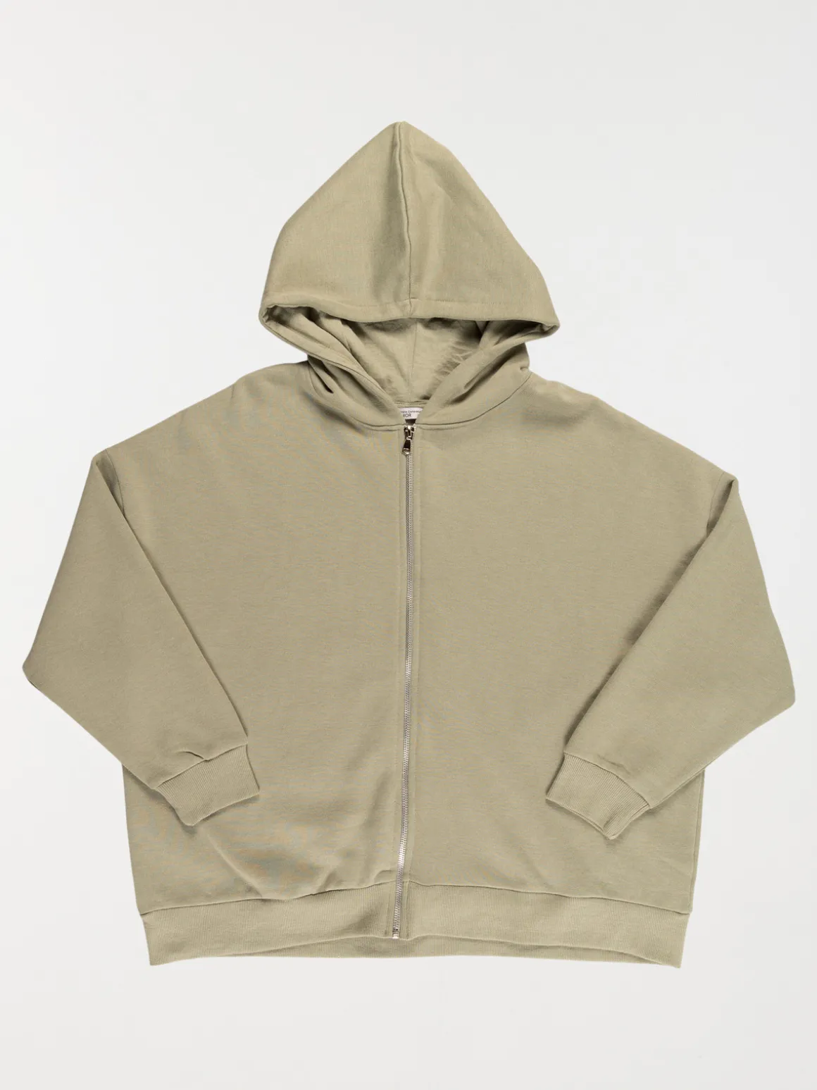 Sweat zippé mousse claire fille (XXS-M)