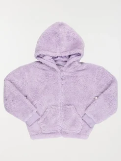 Sweat zippé tout doux fille (3-12A)