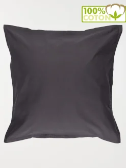 Taie d'oreiller 65 x 65 cm ardoise