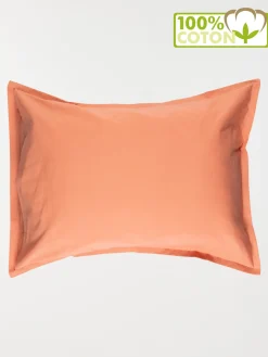 Taie d'oreiller 55 x 70 cm terracotta