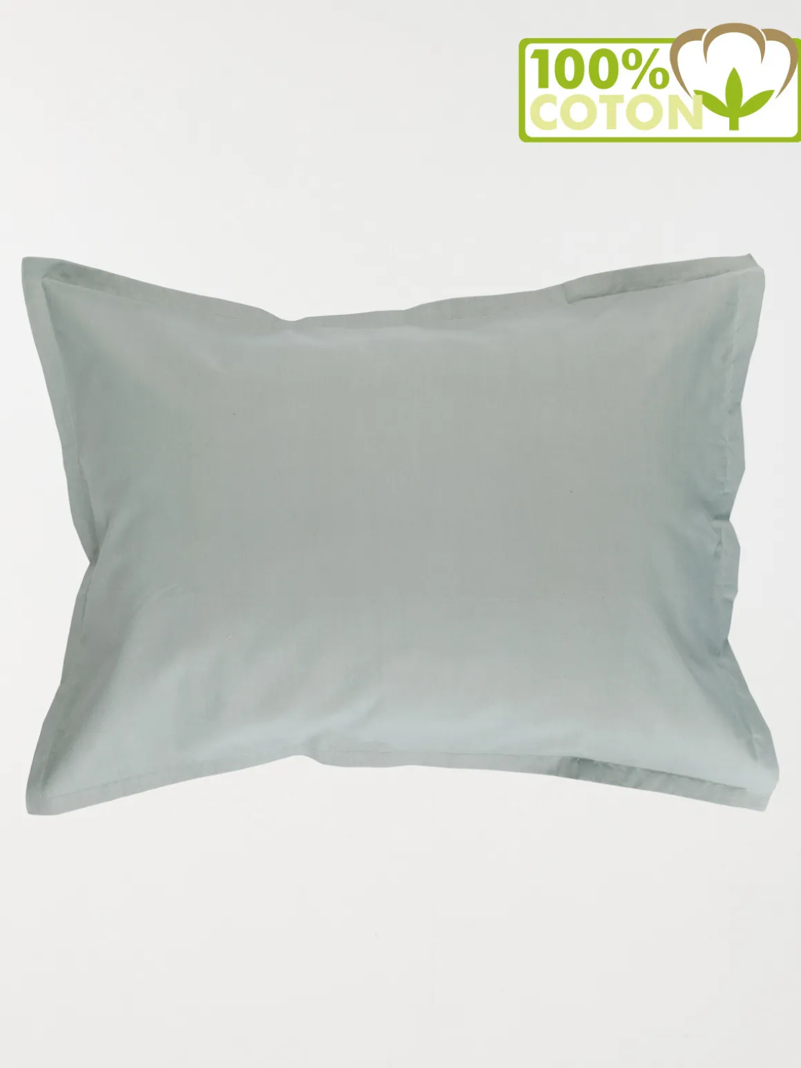 Taie d'oreiller 55x70 cm sauge