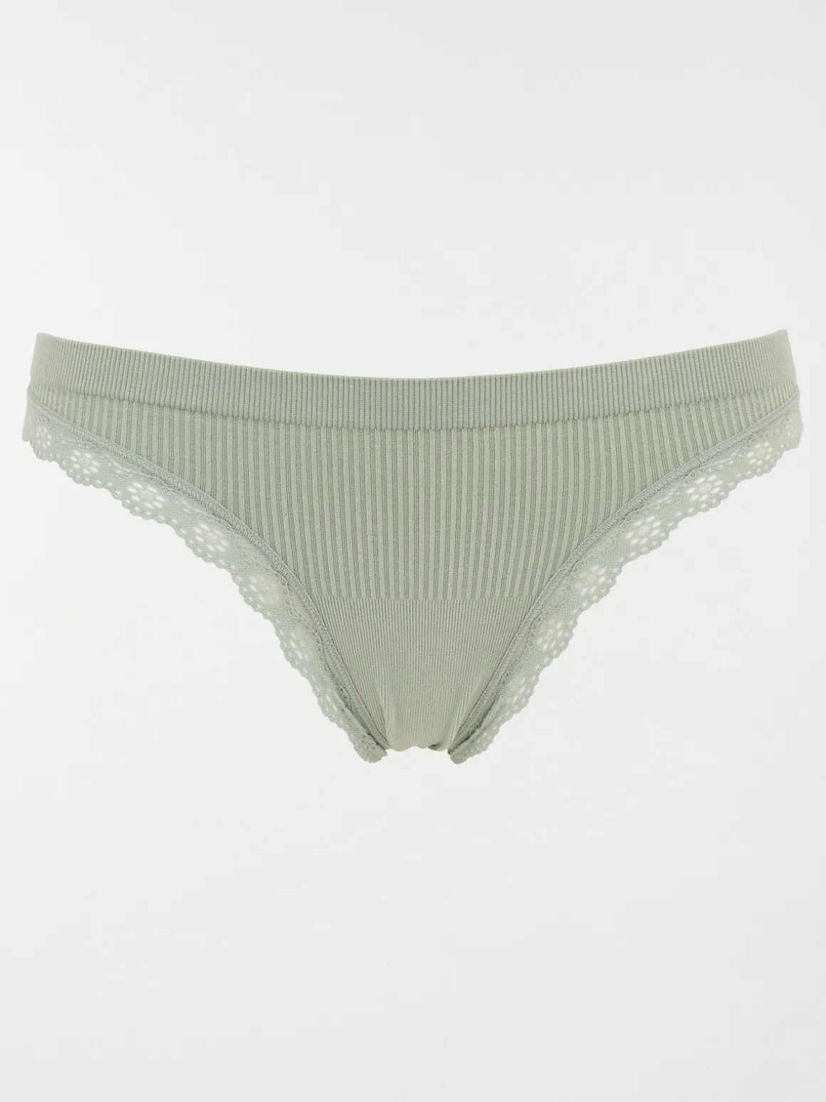 Tanga côtelé iceberg femme (S-XL)