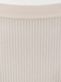 Tanga côtelé ivoire femme