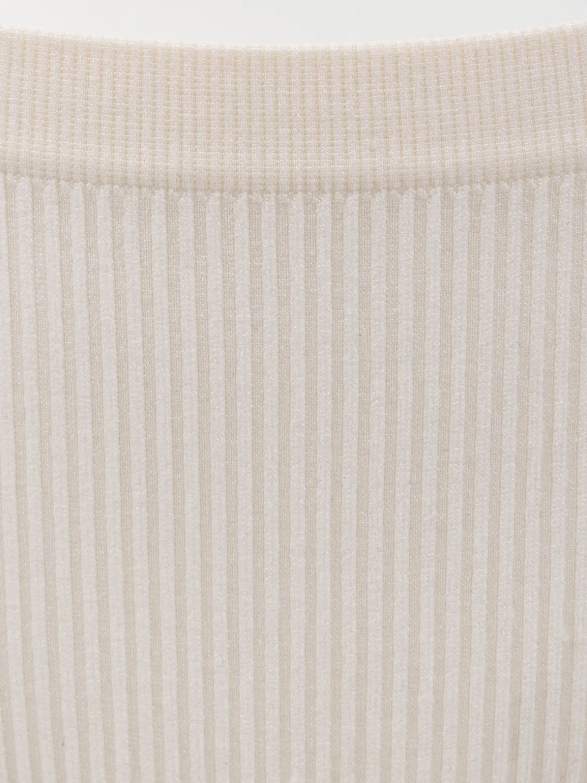 Tanga côtelé ivoire femme