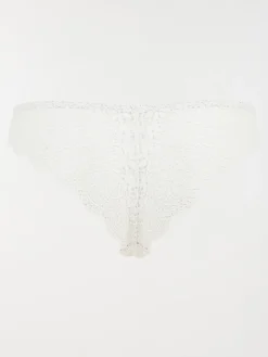 Tanga dentelle ivoire femme (S-XL)