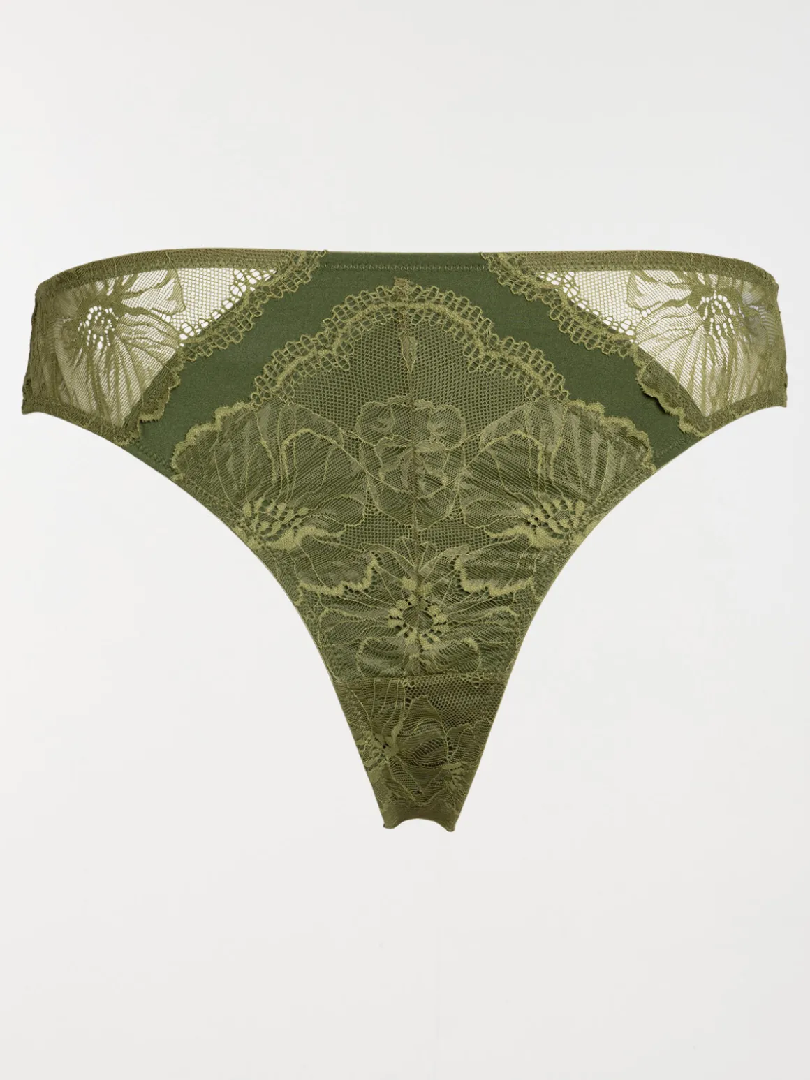 Tanga en dentelle fleurie femme (46-56)