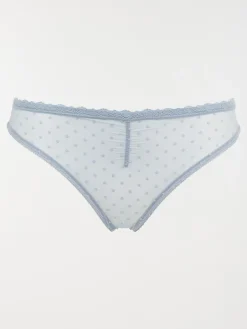 Tanga femme dentelle ciel (S-L)
