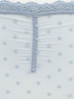 Tanga femme dentelle ciel (S-L)