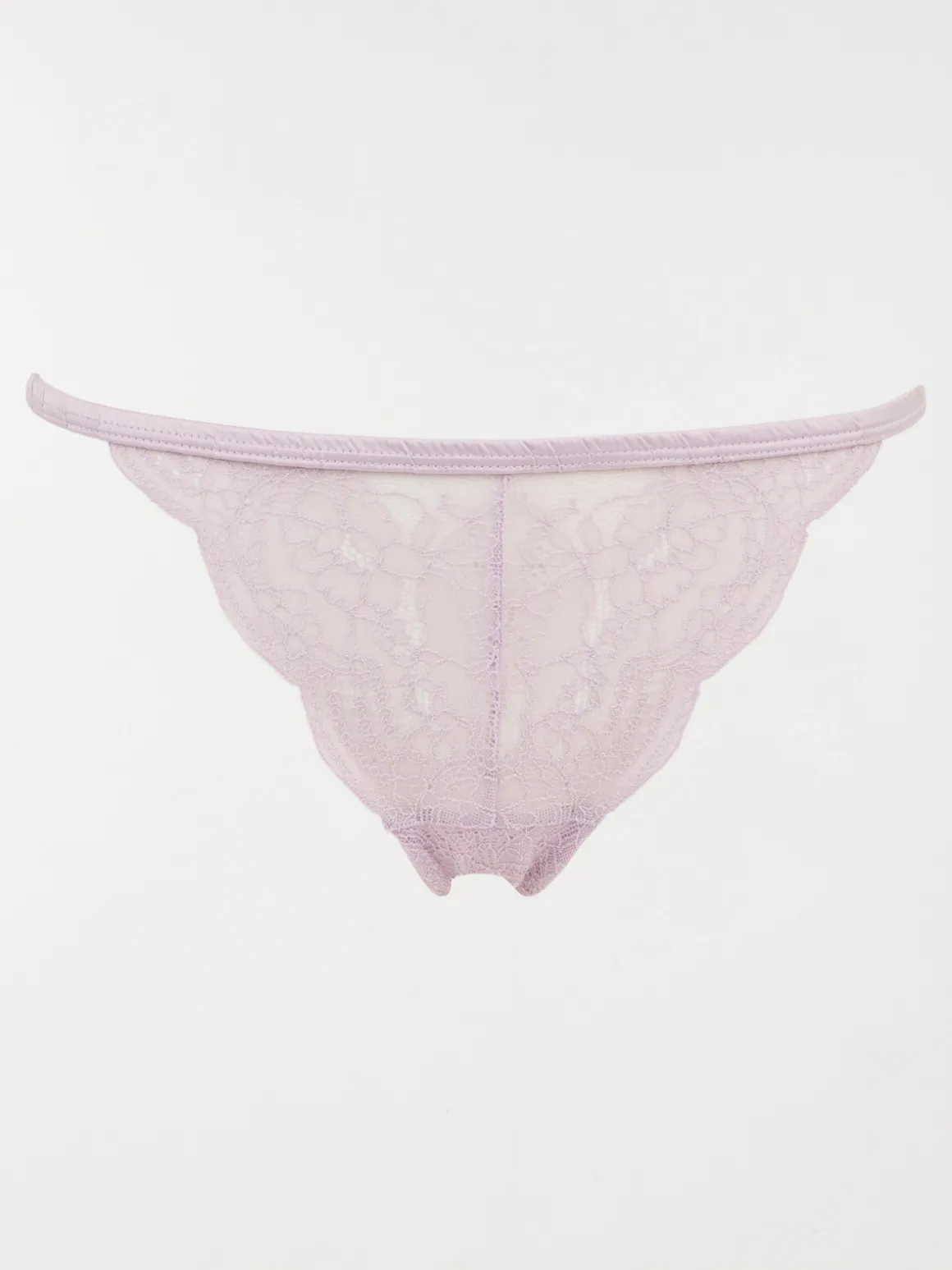 Tanga lilas dentelle femme (S-XL)