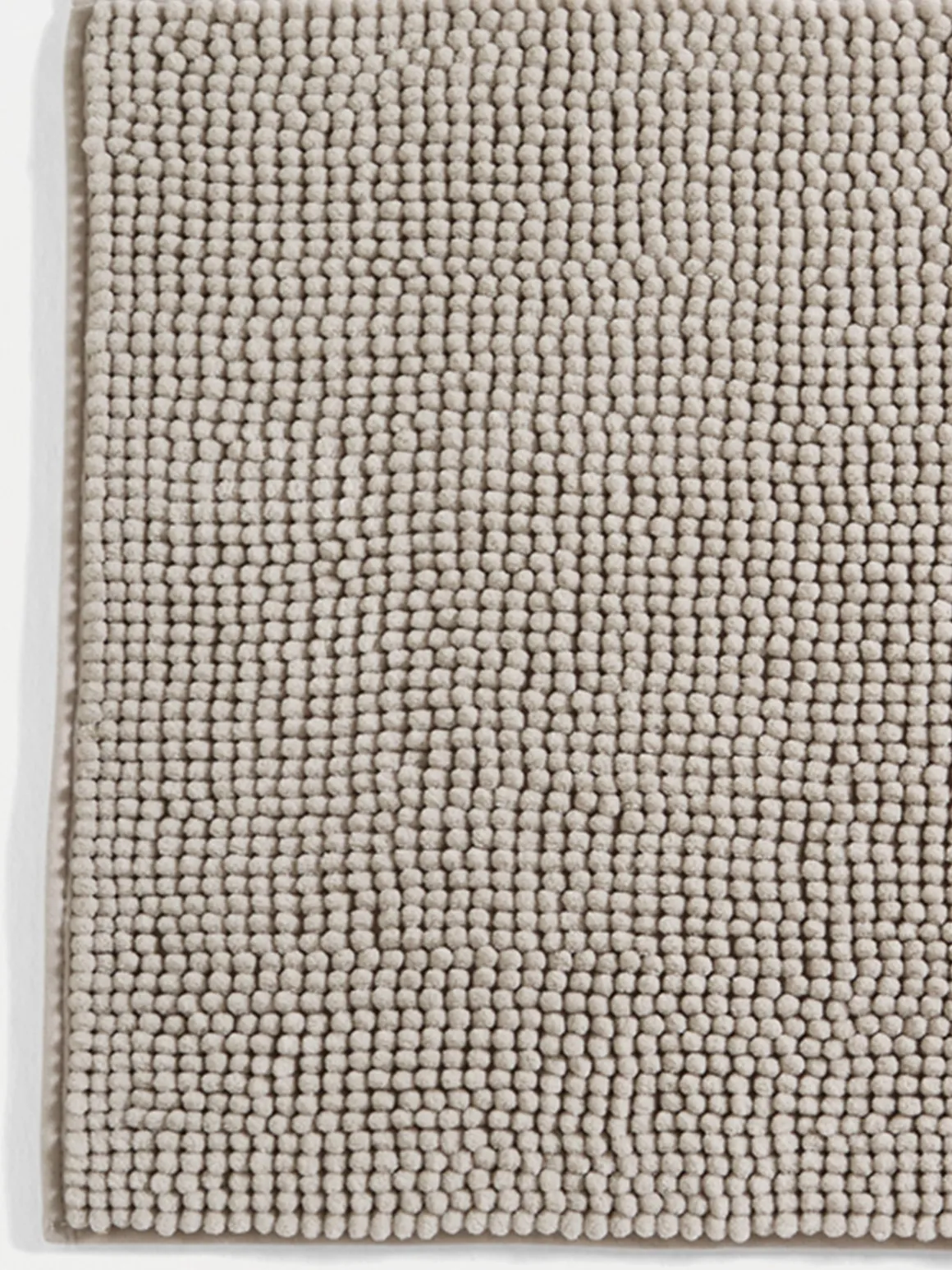 Tapis de bain chenille 50 x 80 cm beige