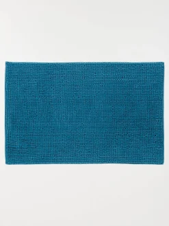 Tapis de bain chenille emeraude
