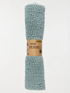 Tapis de bain chenille sauge