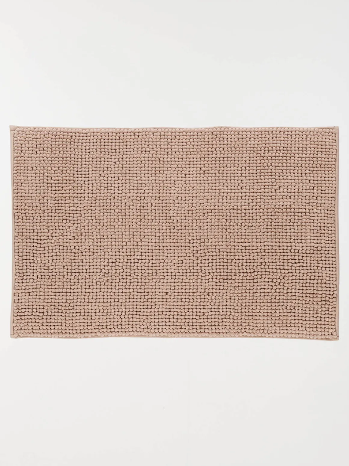Tapis de bain chenille taupe