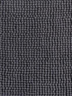 Tapis de bain 50x80 cm gris anthracite
