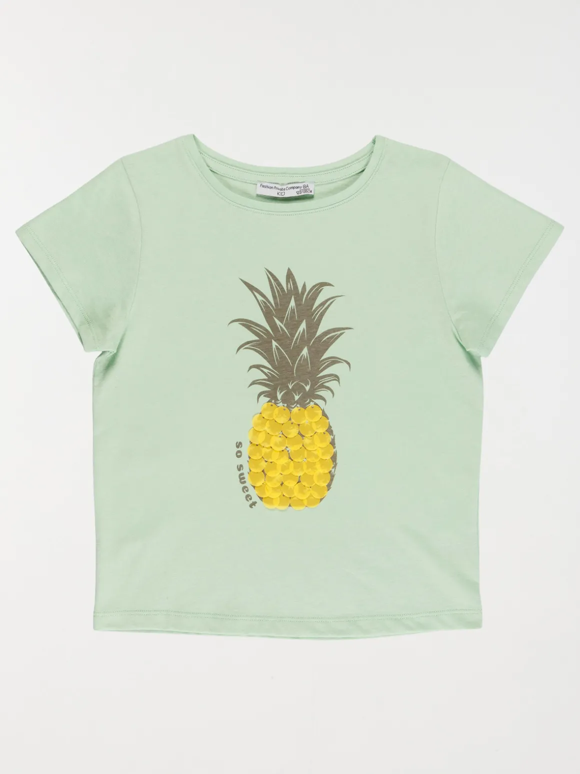 Tee-shirt ananas fille (3-12A)