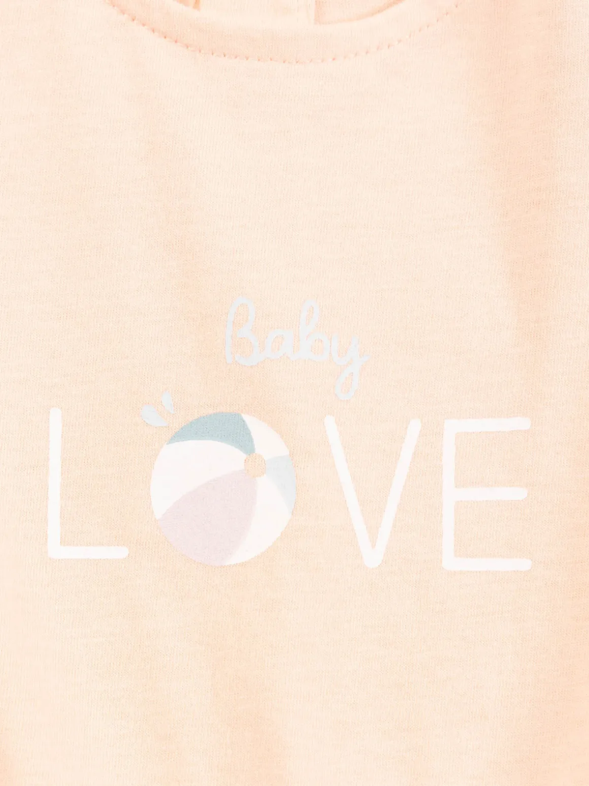 Tee-shirt baby love fille (3-36M)