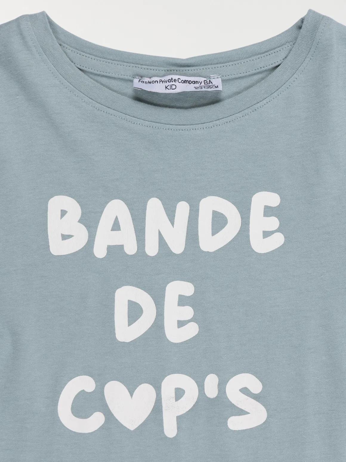 Tee-shirt bande de cop's fille (3-12A)