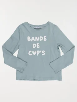 Tee-shirt bande de cop's fille (3-12A)