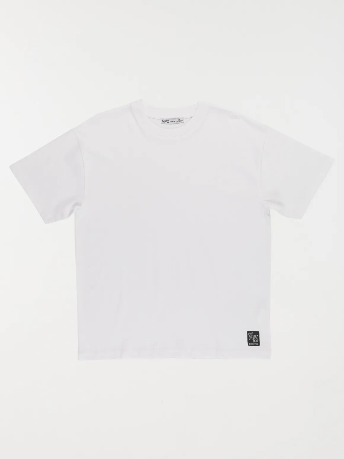 Tee-shirt basique blanc garçon (XXS-M)