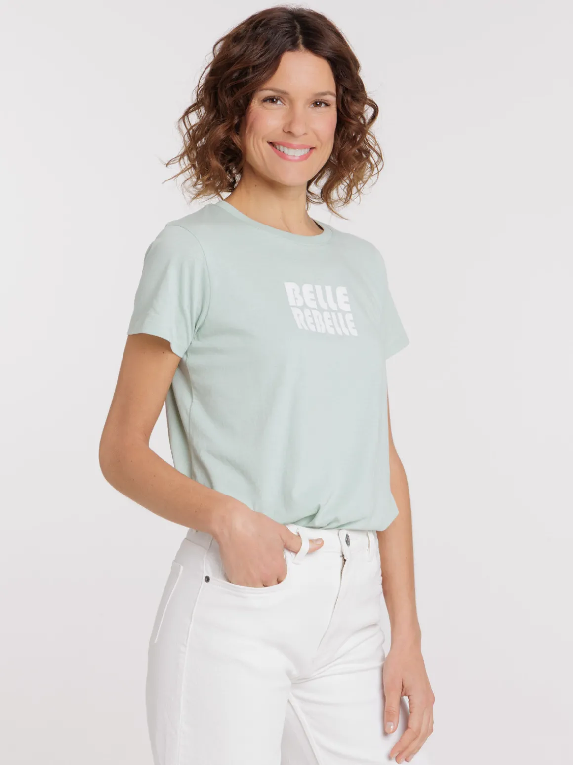 Tee-shirt belle rebelle femme
