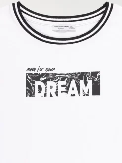 Tee-shirt blanc dream fille (XXS-M)